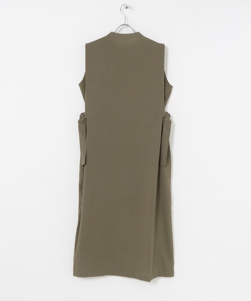 URBAN RESEARCH（アーバンリサーチ）の「サイドベルトジレワンピース（ワンピース・レディース・ブラック/カーキ・FREE）」の8枚目の写真