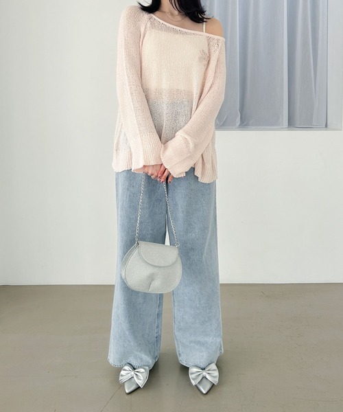 Heather（ヘザー）の「ラウンドミニラメBAG　119103（ショルダーバッグ・レディース・シルバー/ピンク・ONE SIZE）」の16枚目の写真