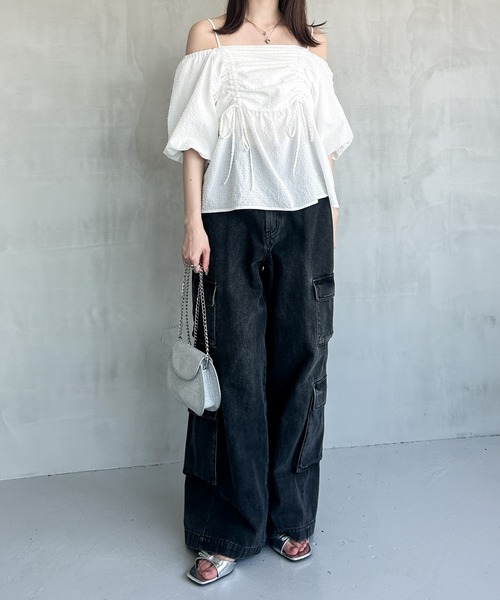 Heather（ヘザー）の「ラウンドミニラメBAG　119103（ショルダーバッグ・レディース・シルバー/ピンク・ONE SIZE）」の5枚目の写真