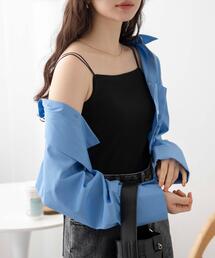 WEGO | WEGO/【24年春夏新作】nachumoreカップイン2ストラップキャミ(キャミソール)