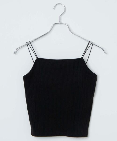 WEGO（ウィゴー）の「WEGO/nachumoreカップイン2ストラップキャミ（キャミソール・レディース・ホワイト/ブラック・MEDIUM/SMALL）」の13枚目の写真