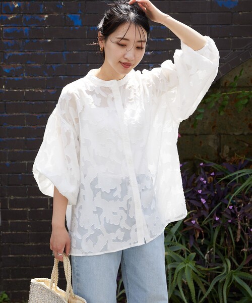 FREAK'S STORE（フリークスストア）の「限定展開 シアー ジャガード 花