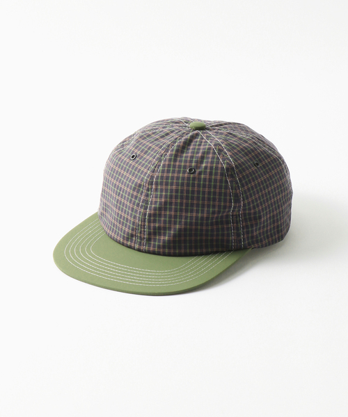 SAYHELLO（セイハロー）の「【SAYHELLO / セイハロー】Solid Check Cap（キャップ・メンズ・ネイビー/ベージュ・FREE）」の2枚目の写真