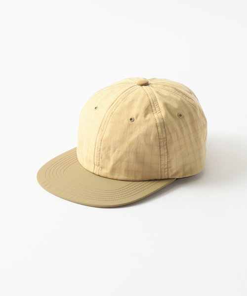 SAYHELLO（セイハロー）の「【SAYHELLO / セイハロー】Solid Check Cap（キャップ・メンズ・ネイビー/ベージュ・FREE）」の3枚目の写真