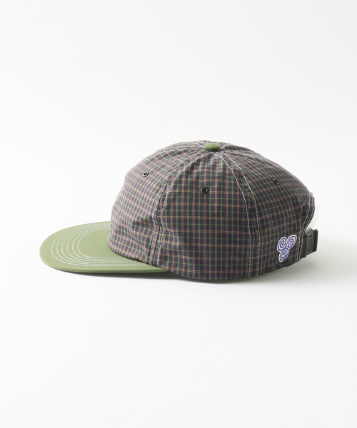 SAYHELLO（セイハロー）の「【SAYHELLO / セイハロー】Solid Check Cap（キャップ・メンズ・ネイビー/ベージュ・FREE）」の5枚目の写真