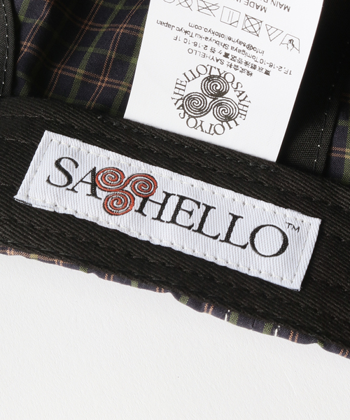 SAYHELLO（セイハロー）の「【SAYHELLO / セイハロー】Solid Check Cap（キャップ・メンズ・ネイビー/ベージュ・FREE）」の12枚目の写真