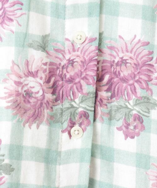 LAURA ASHLEY（ローラアシュレイ）の「【UK本国一推し柄】バーンズフィールド 柄 プリントガーゼシャツ（シャツ/ブラウス・レディース・グリーン系その他2・00）」の7枚目の写真