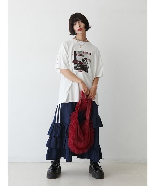 jouetie（ジュエティ）の「チュールショルダーバッグ（ショルダーバッグ・レディース・レッド/アイボリー/その他1・FREE）」の22枚目の写真