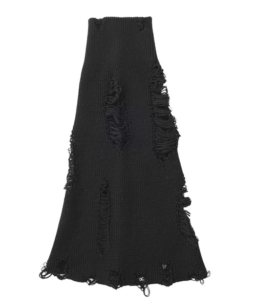 X-girl(エックスガール)の「DISTRESSED LEG WARMER(レッグウォーマー・レディース・ブラック/ホワイト・ONE SIZE)」の13枚目の写真