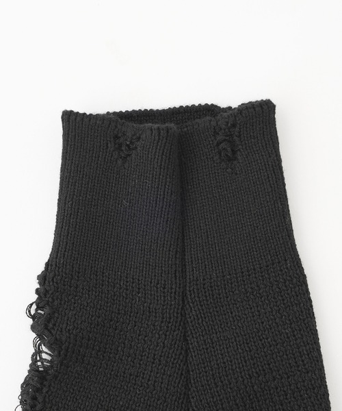 X-girl(エックスガール)の「DISTRESSED LEG WARMER(レッグウォーマー・レディース・ブラック/ホワイト・ONE SIZE)」の14枚目の写真