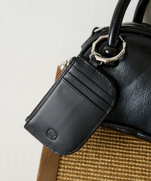 【新品】イアパピヨネ キルティングカードケース ブラック PAPILLONNER（パピヨネ）の「キルティングカードケース（キー