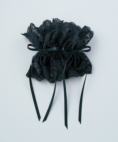 GOLDY（ゴールディ）の「レース リボン ハング シュシュ（シュシュ・レディース・ブラック/ピンク/レッド/ホワイト・FREE）」の12枚目の写真