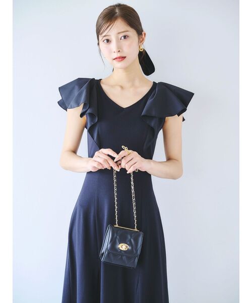 dazzlin（ダズリン）の「バックオープンフリルカットワンピース