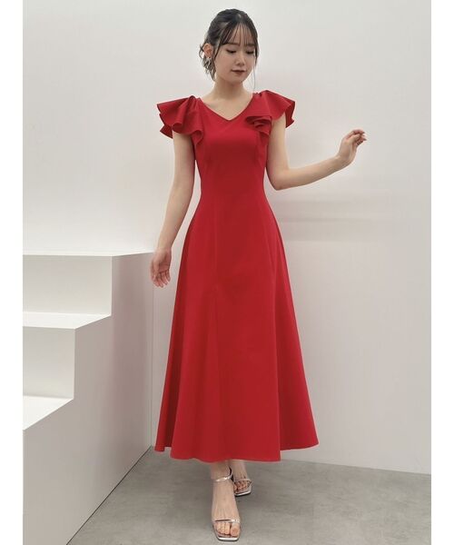 yori 2020ss バックオープンフリルカットソー バックオープンフリルニットトップ｜STYLEMIXER（スタイルミキサー