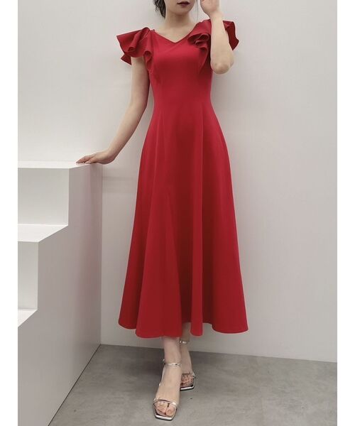 yori 2020ss バックオープンフリルカットソー バックオープンフリルニットトップ｜STYLEMIXER（スタイルミキサー