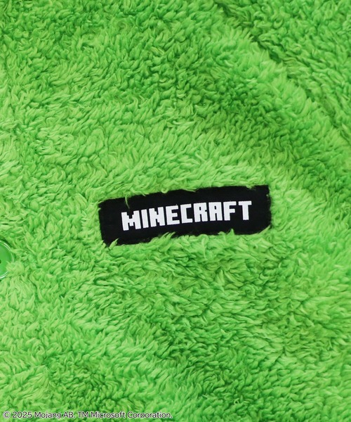 RUGGEDWORKS(ラゲッドワークス)の「《マインクラフト》 キッズ パジャマ フリース なりきりフード(ルームウェア/パジャマ・キッズ・ブラック/グリーン・150/130)」の6枚目の写真