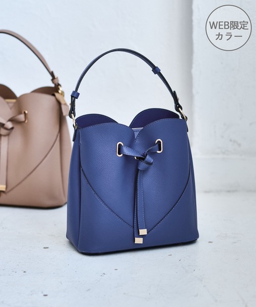 vis ハートカットバッグ WEB限定/新色追加】ハートカットバッグ(スモール)（ショルダー