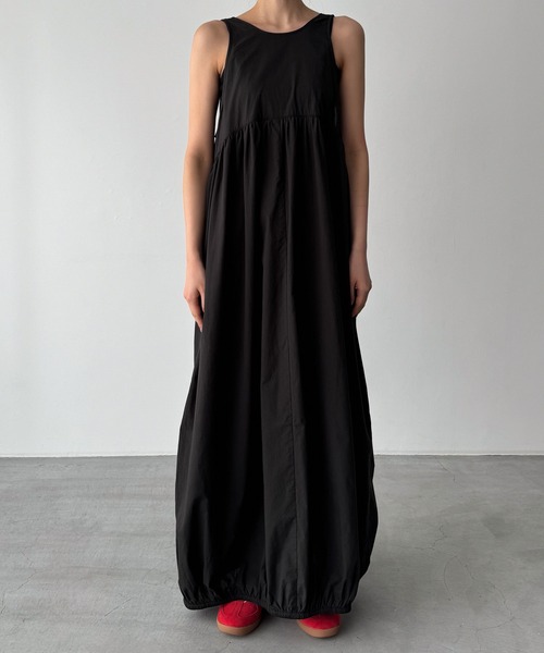 CANAL JEAN（キャナルジーン）の「RED CHOP WORKS　コットンバルーンワンピース（ワンピース・レディース・ブラック・ONE SIZE）」の8枚目の写真