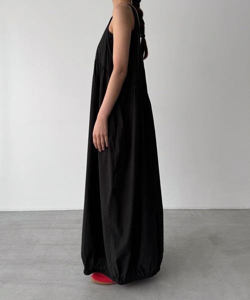 CANAL JEAN（キャナルジーン）の「RED CHOP WORKS　コットンバルーンワンピース（ワンピース・レディース・ブラック・ONE SIZE）」の9枚目の写真