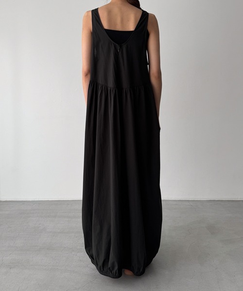 CANAL JEAN（キャナルジーン）の「RED CHOP WORKS　コットンバルーンワンピース（ワンピース・レディース・ブラック・ONE SIZE）」の10枚目の写真