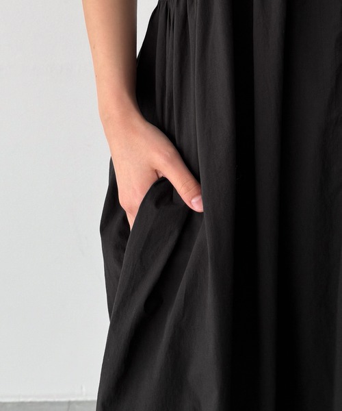 CANAL JEAN（キャナルジーン）の「RED CHOP WORKS　コットンバルーンワンピース（ワンピース・レディース・ブラック・ONE SIZE）」の12枚目の写真