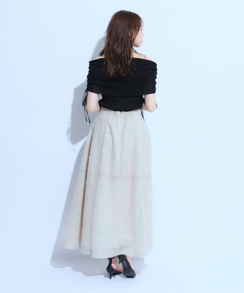 【最終値下げ】マイストラーダ今季リボン刺繍スカート 今季・新作◇Mystrada◇リボン刺繍スカート - メルカリ