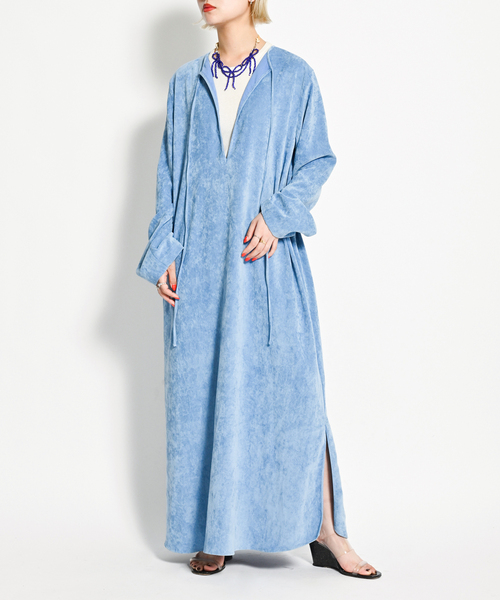 追加》VELVETEEN KAFTAN DRESS：ワンピース（ワンピース）｜CITYSHOP