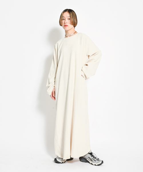 新品　CITYSHOP　ベルベットカフタンドレス　ピンク　ワンピース CITYSHOP（シティーショップ）の「《追加》VELVETEEN KAFTAN DRESS