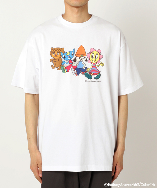 JOURNAL STANDARD relume(ジャーナルスタンダード レリューム)の「Parappa The Rapper / パラッパラッパー 別注 プリントTシャツ(Tシャツ/カットソー・メンズ・ブラック系その他/アイボリー/ブラック/ホワイト・LARGE/MEDIUM)」の12枚目の写真