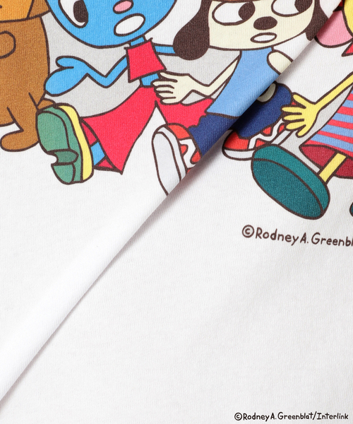 JOURNAL STANDARD relume(ジャーナルスタンダード レリューム)の「Parappa The Rapper / パラッパラッパー 別注 プリントTシャツ(Tシャツ/カットソー・メンズ・ブラック系その他/アイボリー/ブラック/ホワイト・LARGE/MEDIUM)」の10枚目の写真