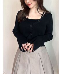 RESEXXY | フレアスリーブレイヤードニット(ニット/セーター)