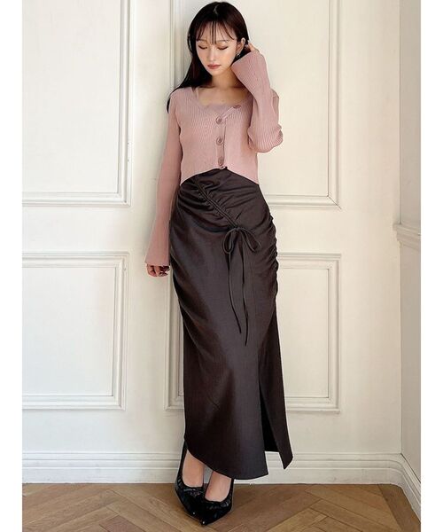 RESEXXY（リゼクシー）の「フレアスリーブレイヤードニット（ニット/セーター・レディース・ホワイト/ピンク/ブラック・FREE）」の16枚目の写真