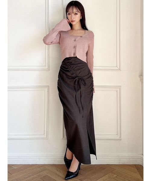 RESEXXY（リゼクシー）の「フレアスリーブレイヤードニット（ニット/セーター・レディース・ホワイト/ピンク/ブラック・FREE）」の15枚目の写真