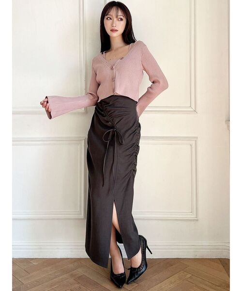 RESEXXY（リゼクシー）の「フレアスリーブレイヤードニット（ニット/セーター・レディース・ホワイト/ピンク/ブラック・FREE）」の14枚目の写真