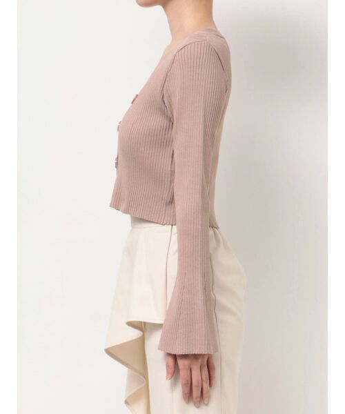 RESEXXY（リゼクシー）の「フレアスリーブレイヤードニット（ニット/セーター・レディース・ホワイト/ピンク/ブラック・FREE）」の10枚目の写真