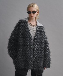 seyto（セイト）の「Herringbone shaggy knit cardigan / ヘリンボーンシャギーニットカーディガン（ニット/セーター・メンズ）」