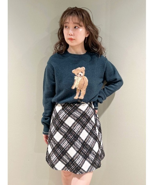 LILY BROWN（リリーブラウン）の「ロービングチェックスカショーパン（その他パンツ・レディース・ホワイト/ネイビー/レッド・1/0）」の18枚目の写真