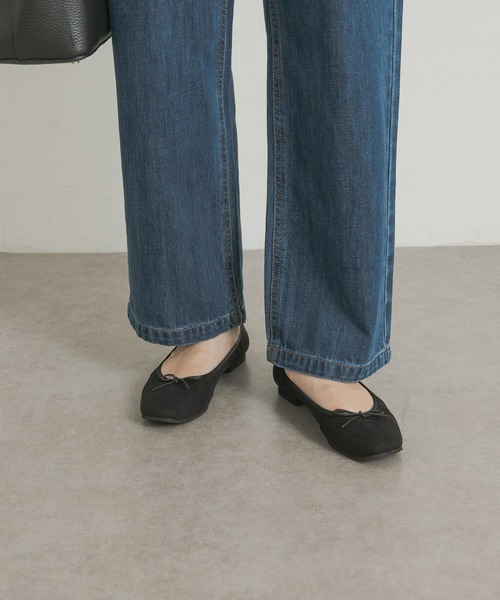 URBAN RESEARCH DOORS(アーバンリサーチドアーズ)の「やわらかスエードバレエシューズ(バレエシューズ・レディース・ブラウン系その他/ブラック/ブルー・37/36/38)」の10枚目の写真