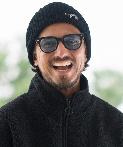 CALL&RESPONSE（コールアンドレスポンス）の「mko12156-ヘリンボーン-ニットキャップ-サイセンタク（ニットキャップ/ビーニー・メンズ・ブラック/ベージュ・FREE）」の10枚目の写真