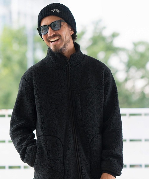 CALL&RESPONSE（コールアンドレスポンス）の「mko12156-ヘリンボーン-ニットキャップ-サイセンタク（ニットキャップ/ビーニー・メンズ・ブラック/ベージュ・FREE）」の11枚目の写真