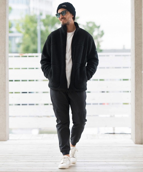 CALL&RESPONSE（コールアンドレスポンス）の「mko12156-ヘリンボーン-ニットキャップ-サイセンタク（ニットキャップ/ビーニー・メンズ・ブラック/ベージュ・FREE）」の13枚目の写真