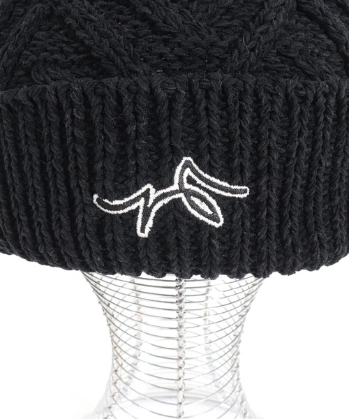 CALL&RESPONSE（コールアンドレスポンス）の「mko12156-ヘリンボーン-ニットキャップ-サイセンタク（ニットキャップ/ビーニー・メンズ・ブラック/ベージュ・FREE）」の16枚目の写真