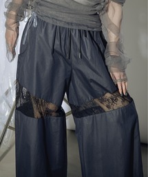 Ezick | Lady mood レース切替トラックパンツ(その他パンツ)