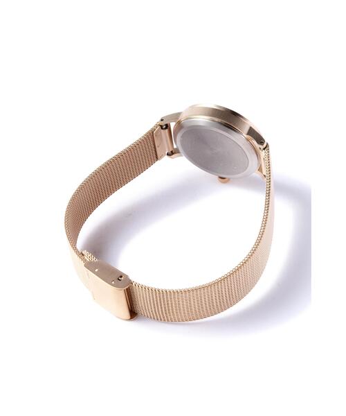 MARGARET HOWELL(マーガレットハウエル)の「SOLAR POWER MESH BAND(アナログ腕時計・レディース・ゴールド・FREE)」の2枚目の写真
