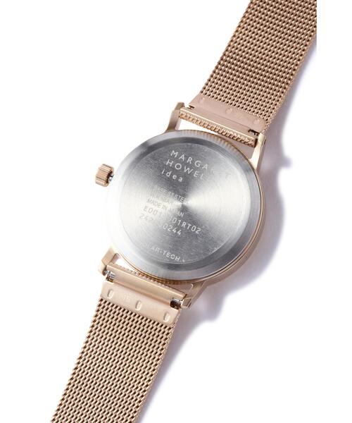 MARGARET HOWELL(マーガレットハウエル)の「SOLAR POWER MESH BAND(アナログ腕時計・レディース・ゴールド・FREE)」の4枚目の写真