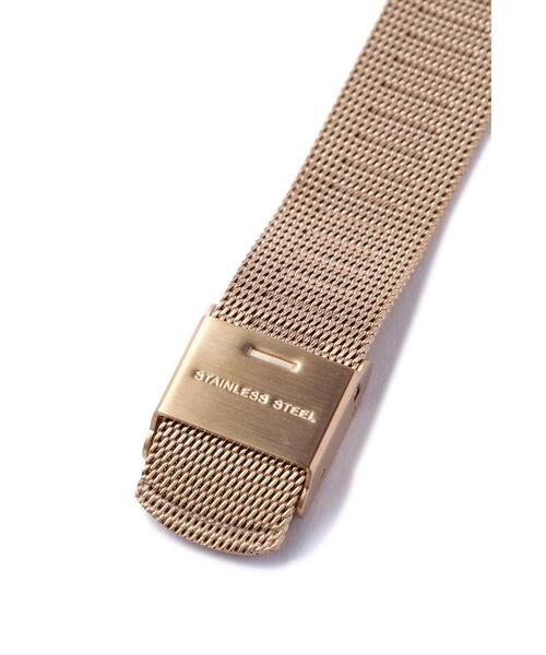 MARGARET HOWELL(マーガレットハウエル)の「SOLAR POWER MESH BAND(アナログ腕時計・レディース・ゴールド・FREE)」の6枚目の写真