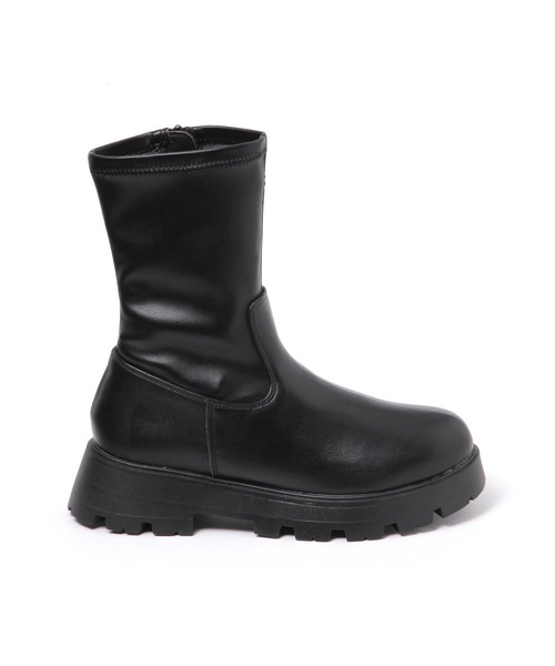 LAKOLE（ラコレ）の「ストレッチ厚底ブーツ / 140354（ブーツ・レディース・ブラック/シルバー・MEDIUM/LARGE）」の8枚目の写真