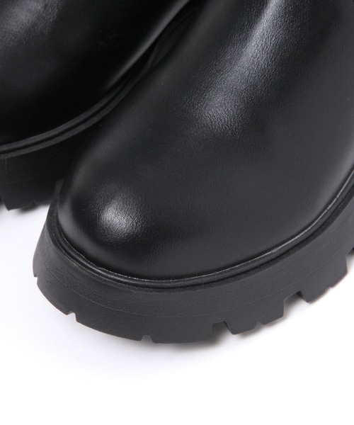 LAKOLE（ラコレ）の「ストレッチ厚底ブーツ / 140354（ブーツ・レディース・ブラック/シルバー・MEDIUM/LARGE）」の11枚目の写真