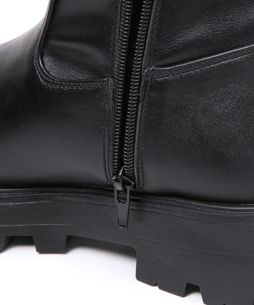 LAKOLE（ラコレ）の「ストレッチ厚底ブーツ / 140354（ブーツ・レディース・ブラック/シルバー・MEDIUM/LARGE）」の13枚目の写真