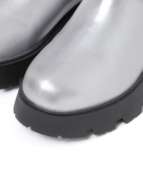 LAKOLE（ラコレ）の「ストレッチ厚底ブーツ / 140354（ブーツ・レディース・ブラック/シルバー・MEDIUM/LARGE）」の16枚目の写真